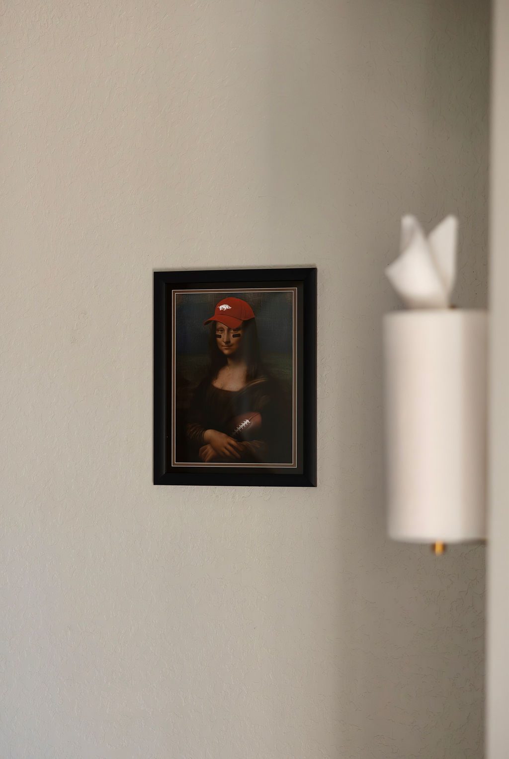 Razorbacks Mona Lisa print